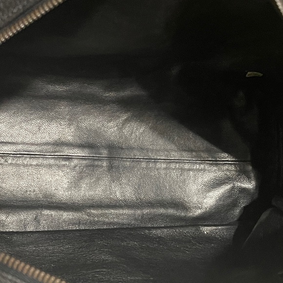 💯AUTH CHANEL LOGO SPELL OUT QUILTED CAVIAR MATALESE BOSTON BAG BLACK MEDIUM EUC - Picture 3 of 15